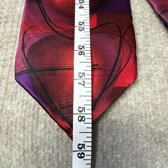 Jerry Garcia Exploding Hearts Collection 43 Silk Tie LIMITED EDITION Necktie - Picture 7 of 7